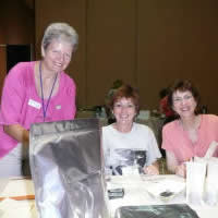 Volunteers at STI tea certification in Las Vegas